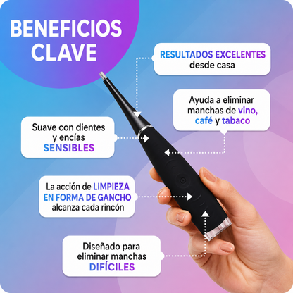 Limpiador ultrasónico de dientes