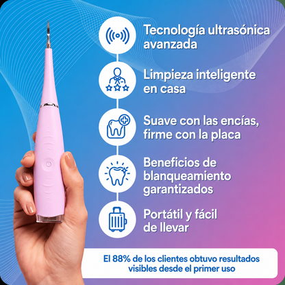 Limpiador ultrasónico de dientes