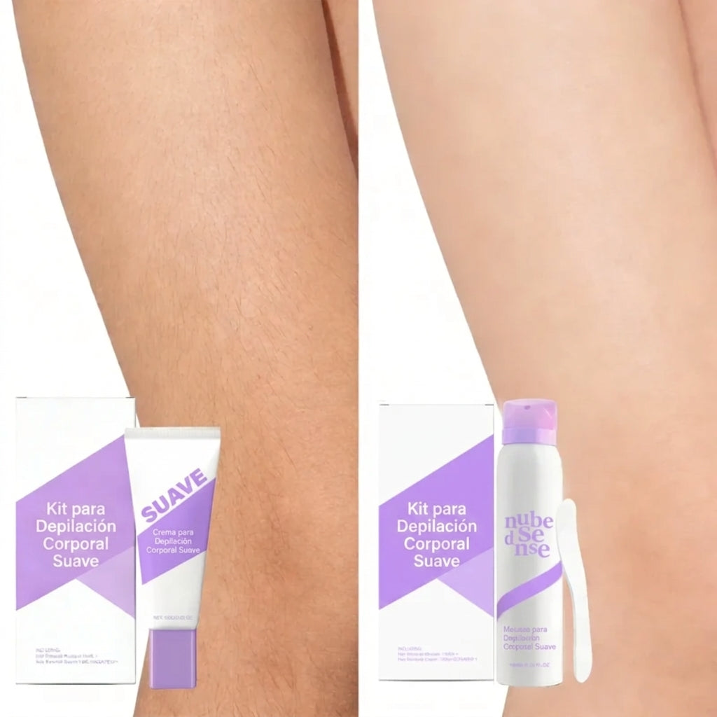 Juego de Crema Depilatoria Suave