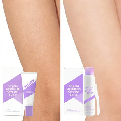 Juego de Crema Depilatoria Suave