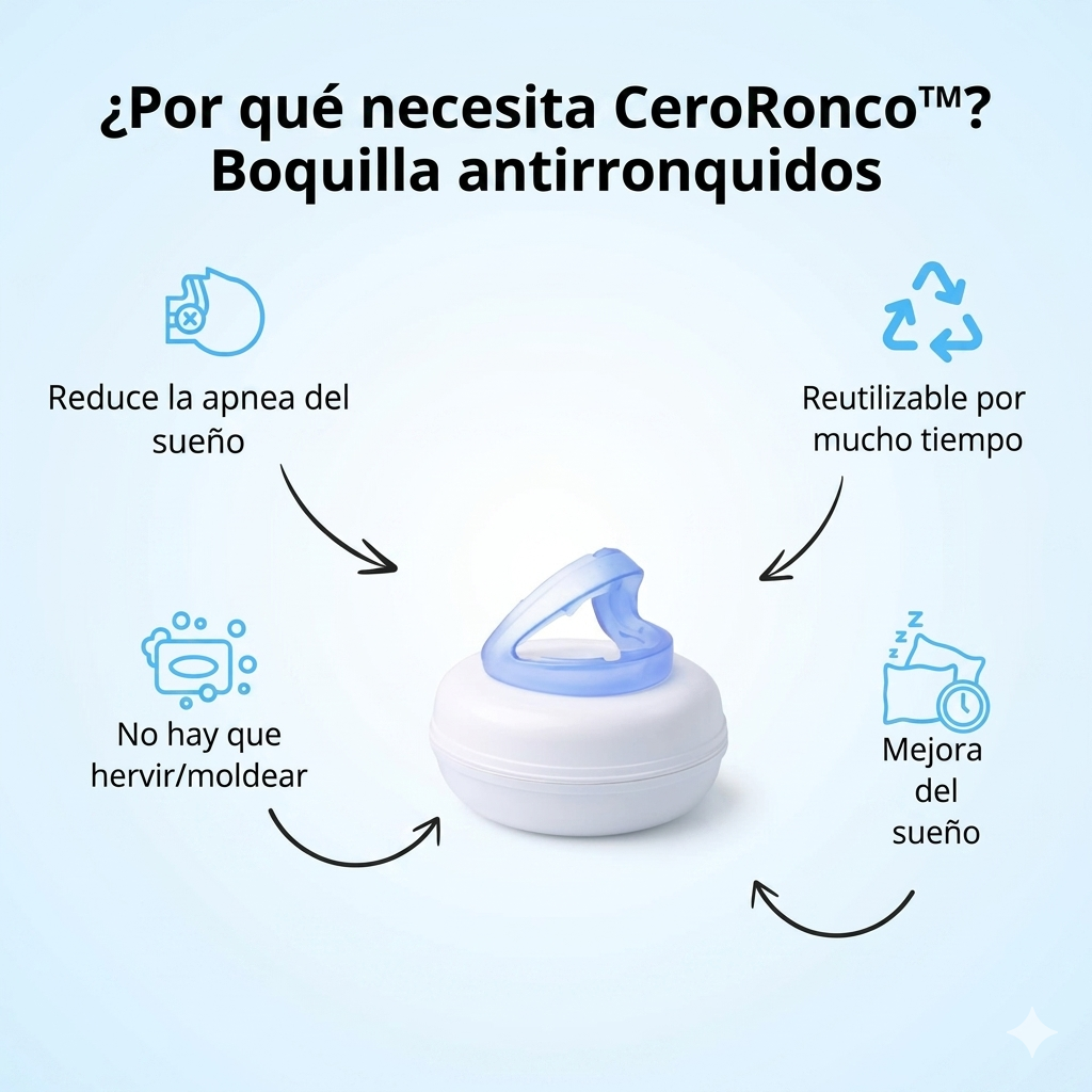 CeroRonco™  boquilla anti-ronquidos