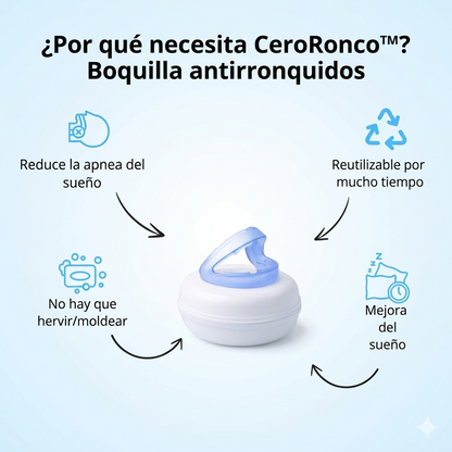 CeroRonco™  boquilla anti-ronquidos