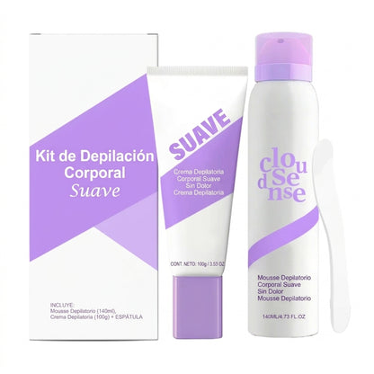 Juego de Crema Depilatoria Suave
