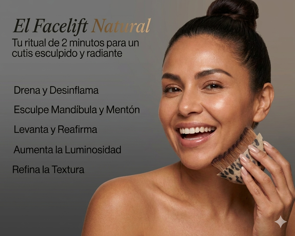 Cepillo facial linfático.